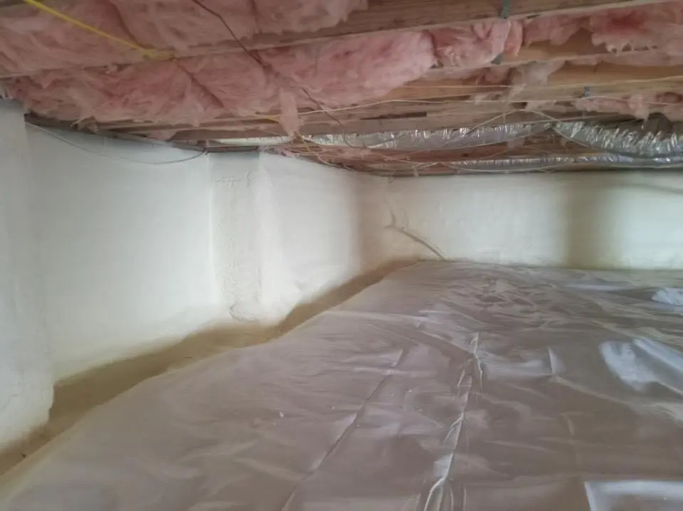 Crawl space encapsulation with closed-cell spray foam for Roof Leak Repair in Palatka